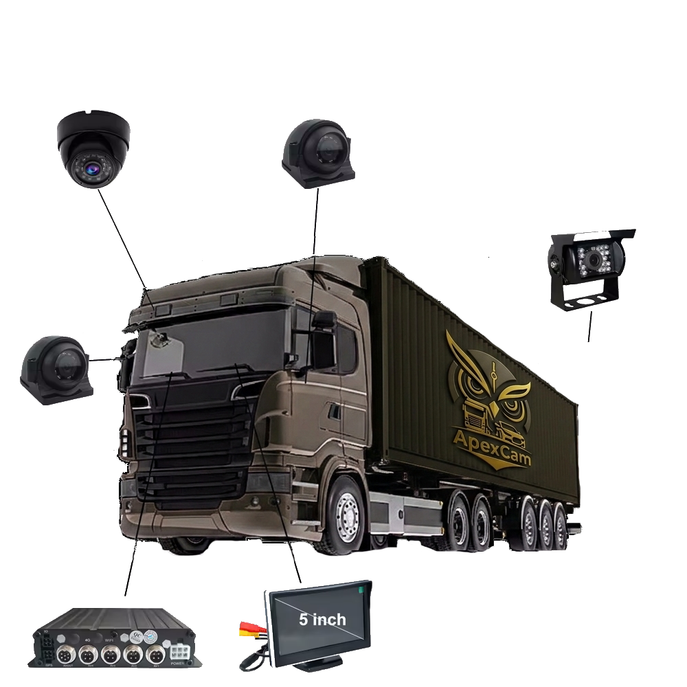 ApexCam 4-Camera MDVR Kit - Professional fleet recording system